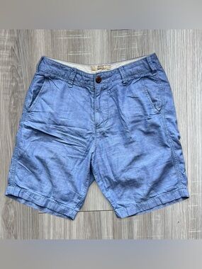 Men's Hollister blue speckled cotton shorts